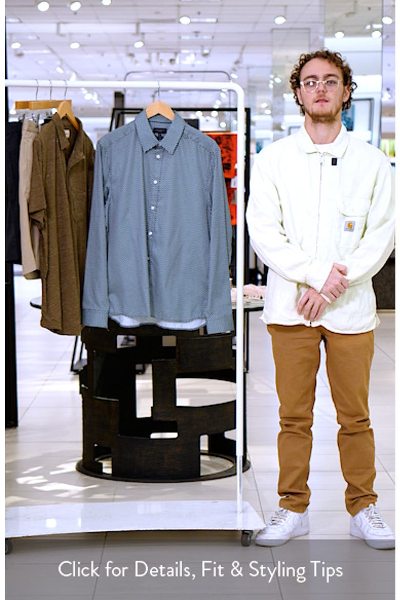 Jozef Print Cotton Button-Up Shirt video