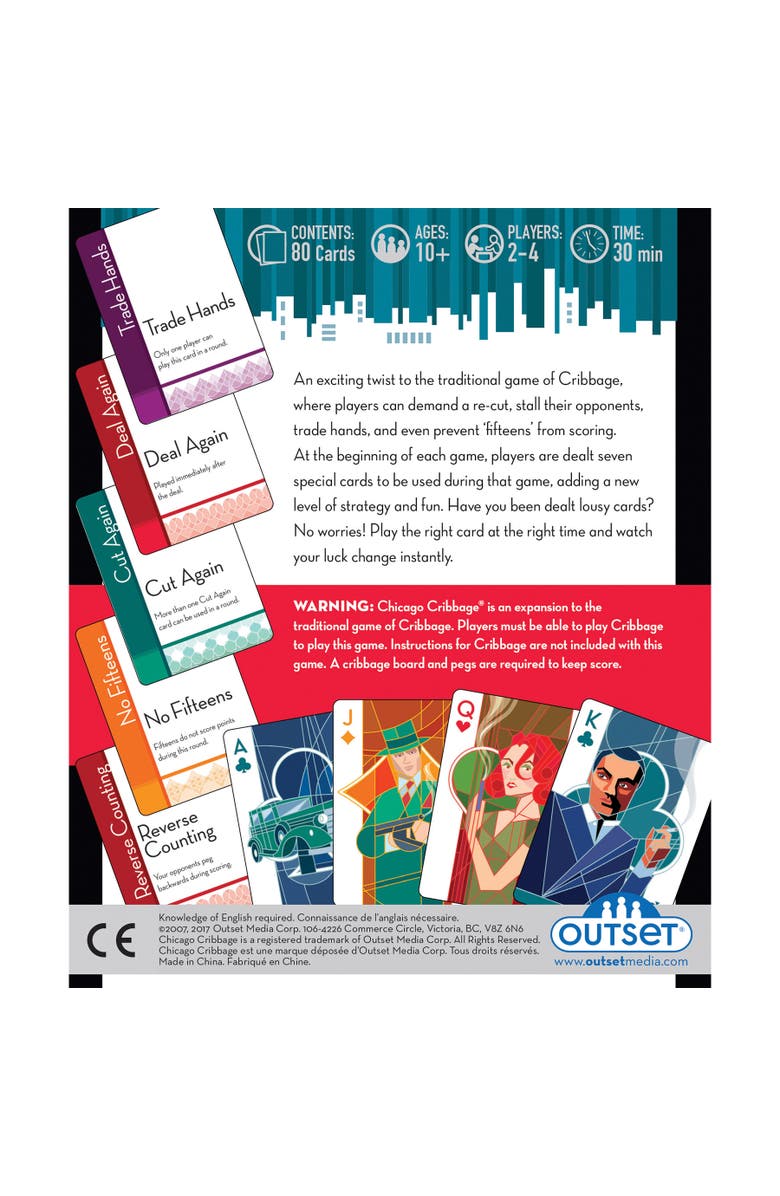 Outset Chicago Cribbage Expansion Card Set, Outset Media, Alternate, color,