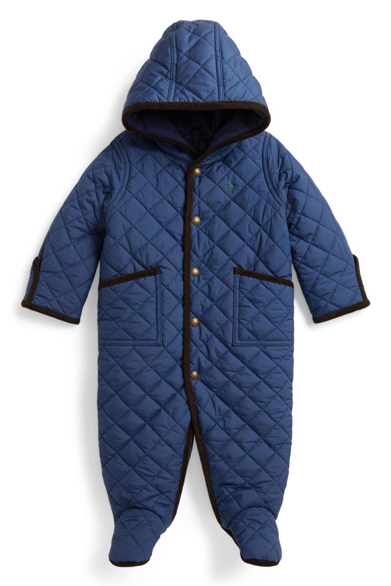 Kids' Quilted Barn Bunting, Main, color, BLUE