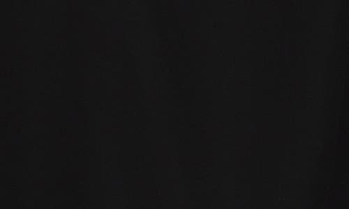 Renee C Scarf Detail Three-quarter Sleeve Top In Black