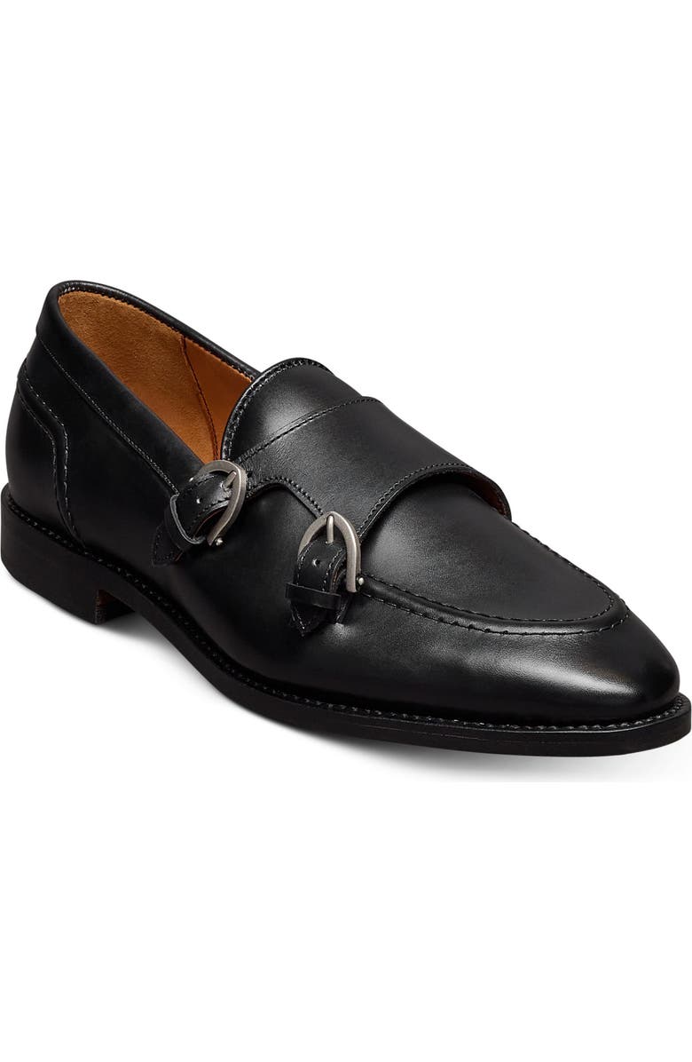 Allen Edmonds Randolph Monk Strap Shoe, Main, color, Black