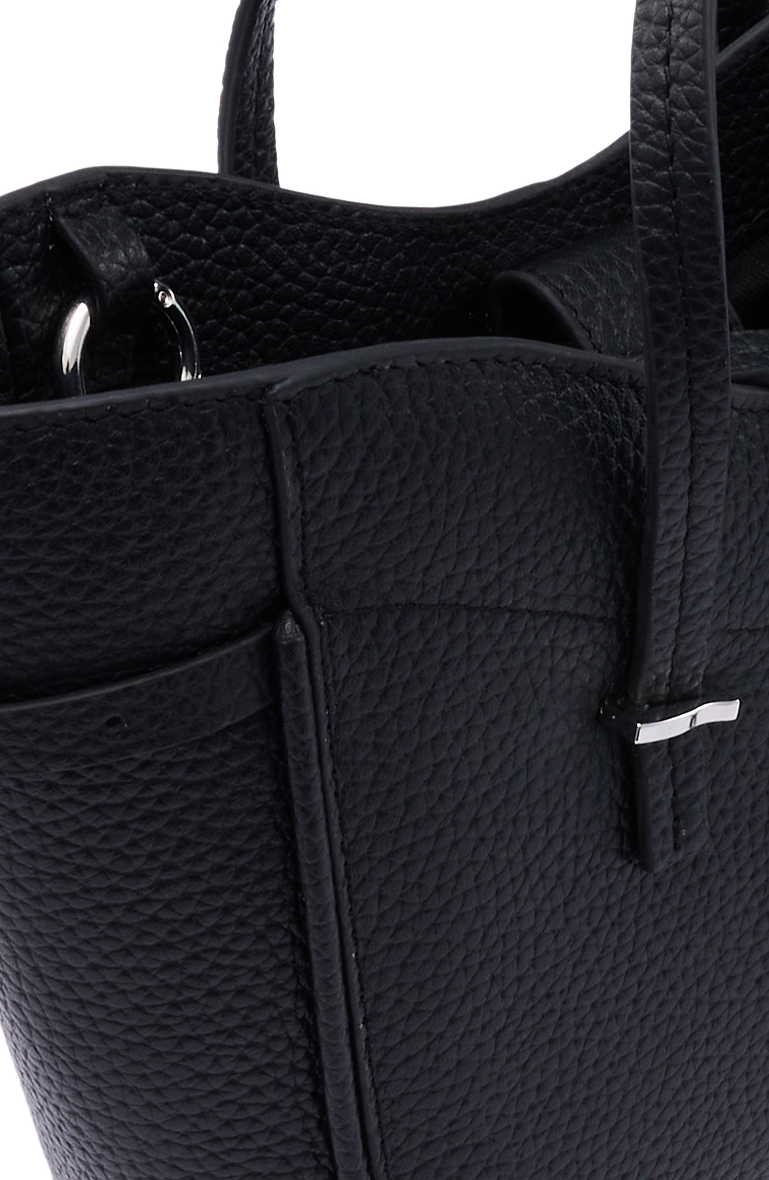 behno Mini Greta Crossbody Tote, Alternate, color, Black