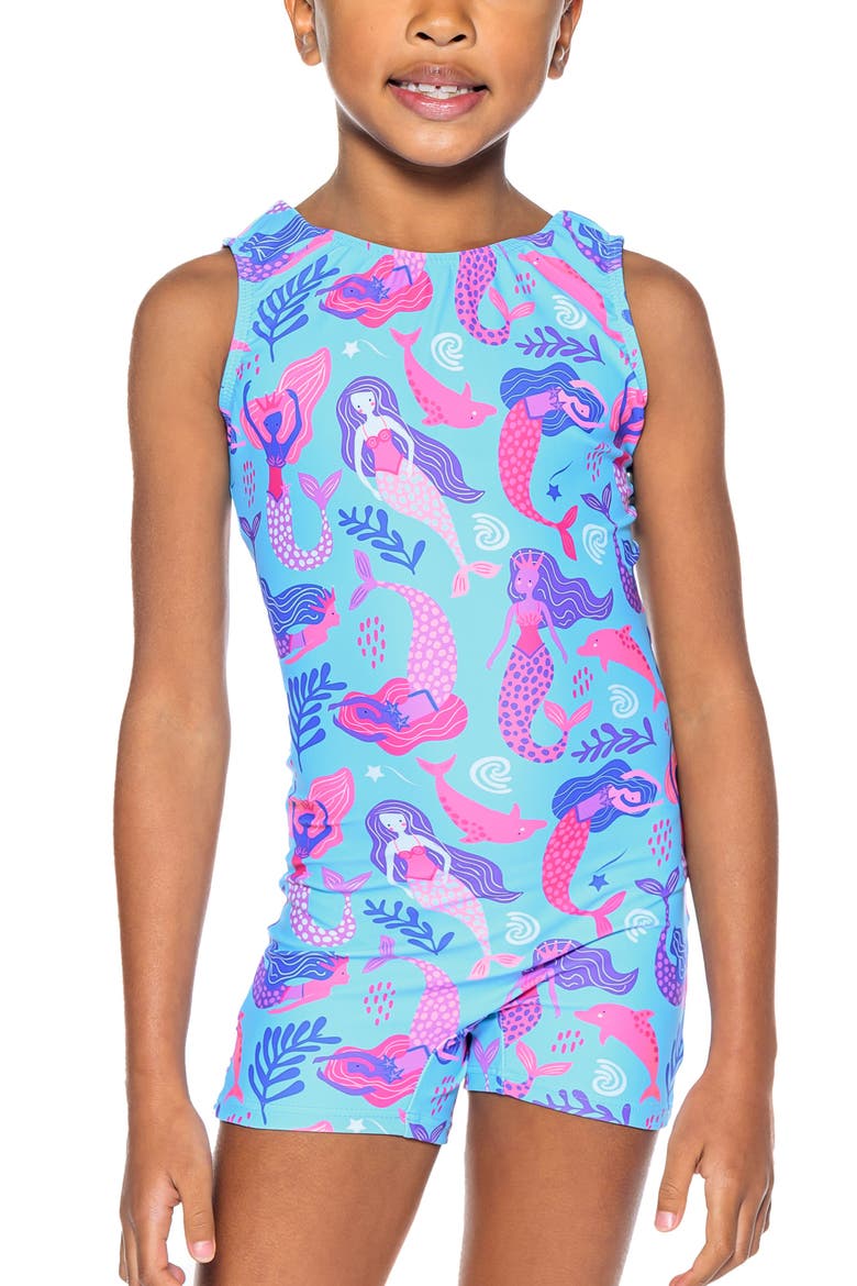 Mer-mazing Unitard, Main, color, Mer-mazing