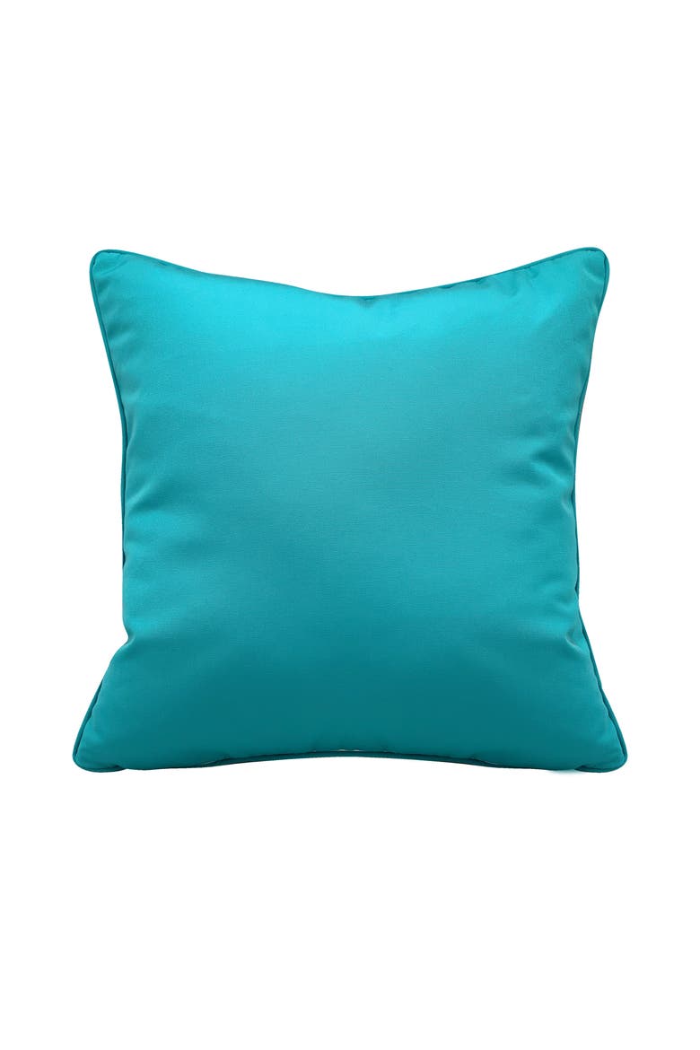 Tropical Punch Happy Crab Indoor/Outdoor Accent Throw Pillow 18" x 18", Alternate, color, Blue