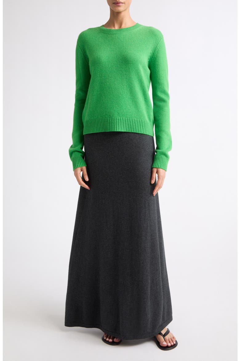 Mable Cashmere Crewneck Sweater, Alternate, color, BASILICO