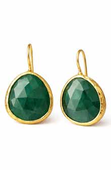Agate Gumdrop Earrings