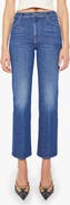 MOTHER The Kick It Flood Ankle Straight Leg Jeans