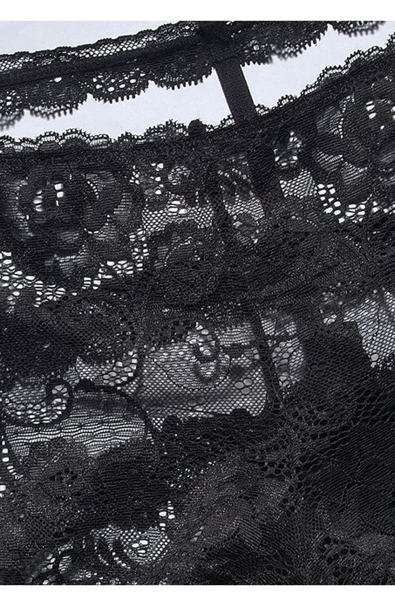 LASCANA Cutout Bikini Brief, Alternate, color, Black