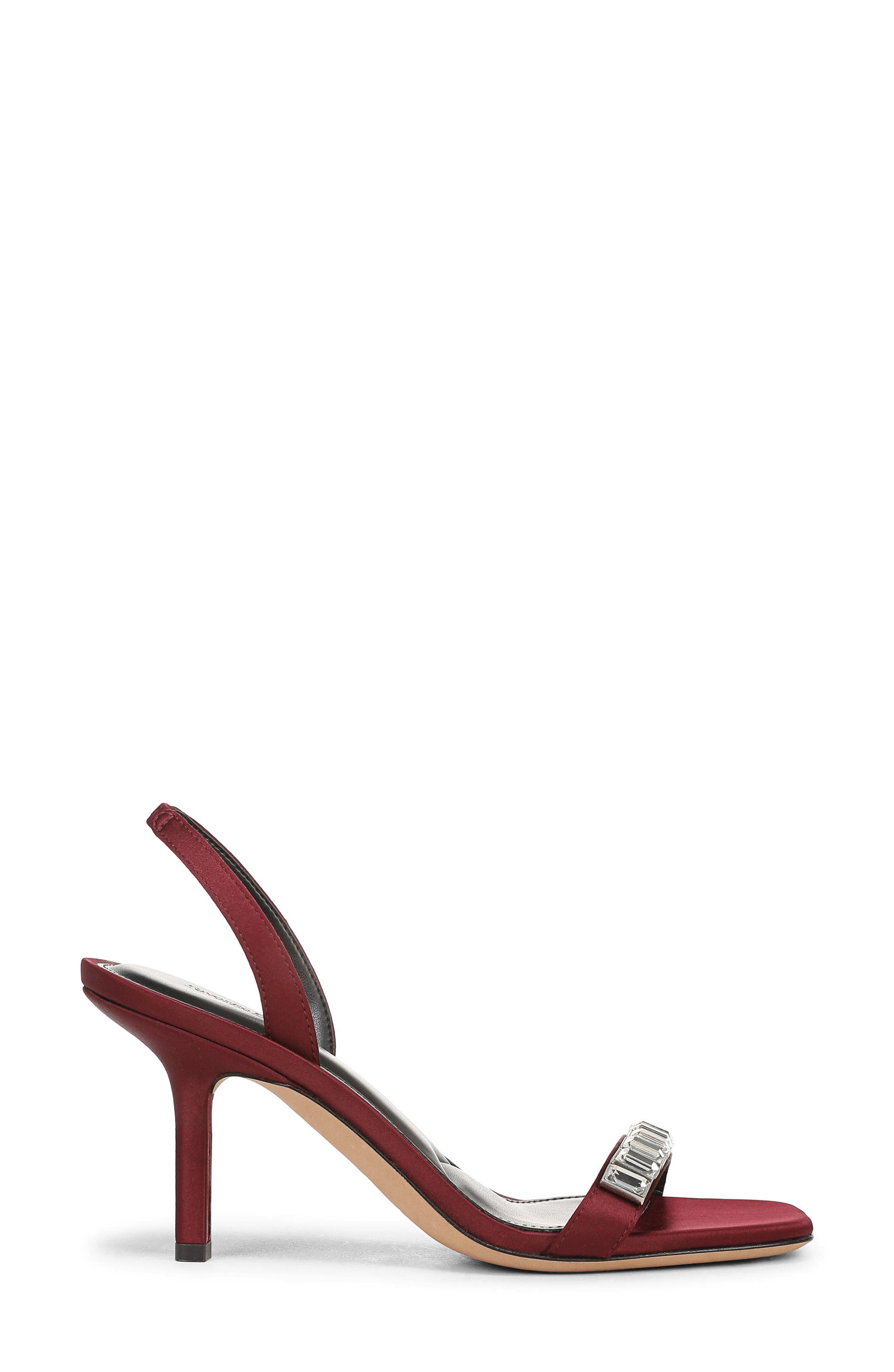 Selena Slingback Sandal, Alternate, color, BORDEAUX/ CLEAR
