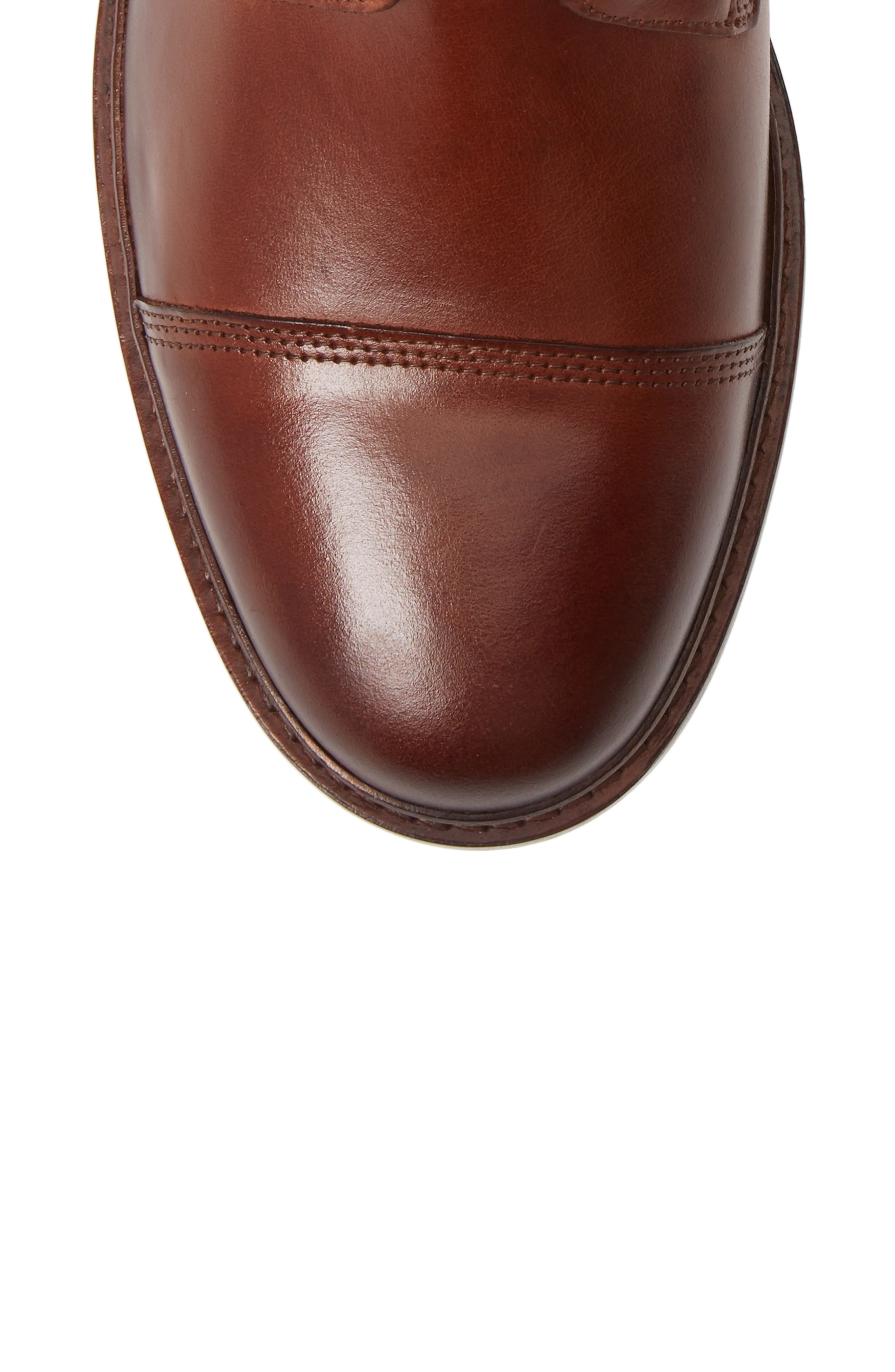 Curtis Cap Toe Boot, Alternate, color, TAN LEATHER
