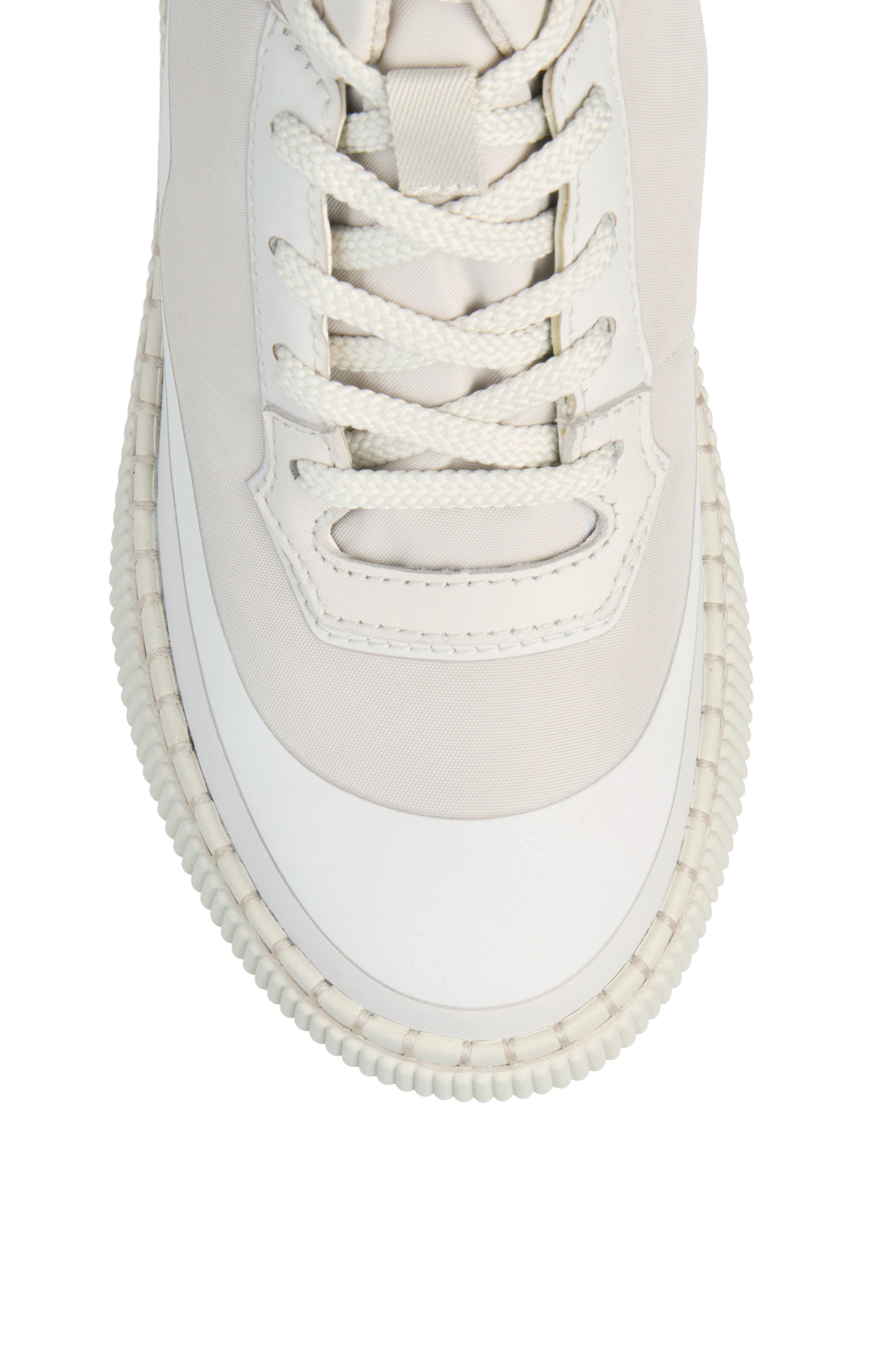 Savant Waterproof High Top Sneaker, Alternate, color, OFF WHITE