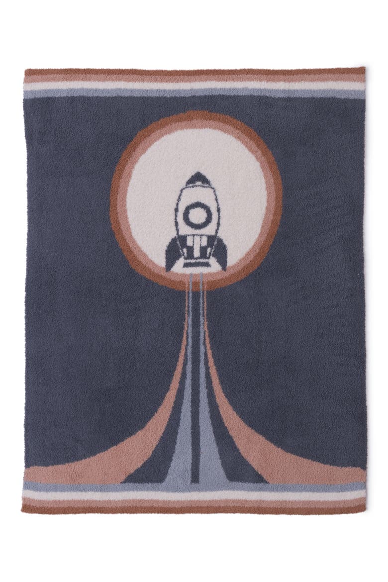 CozyChic® Spaceship Stroller Blanket, Alternate, color, SHADOW BLUE MULTI