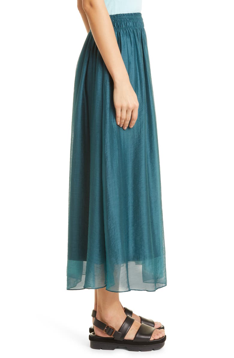 Vince Smocked Waist Maxi Skirt, Alternate, color,
