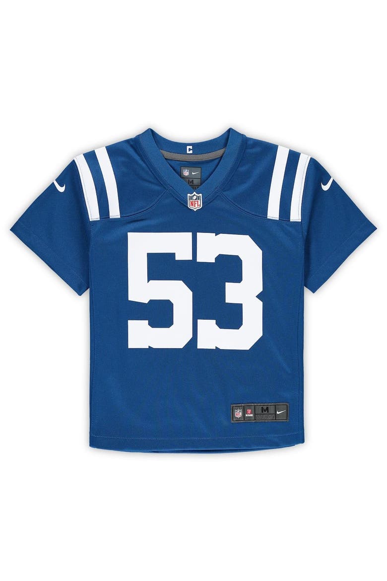 Preschool Nike Shaquille Leonard Royal Indianapolis Colts Game Jersey, Alternate, color, Royal
