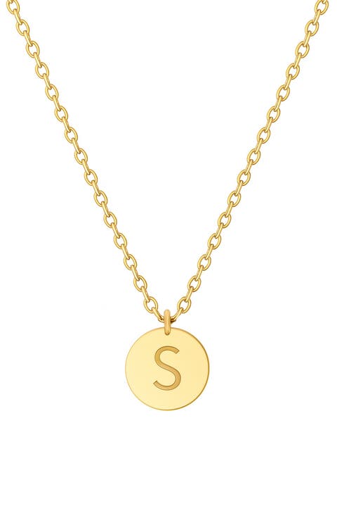 Initial Pendant Necklace