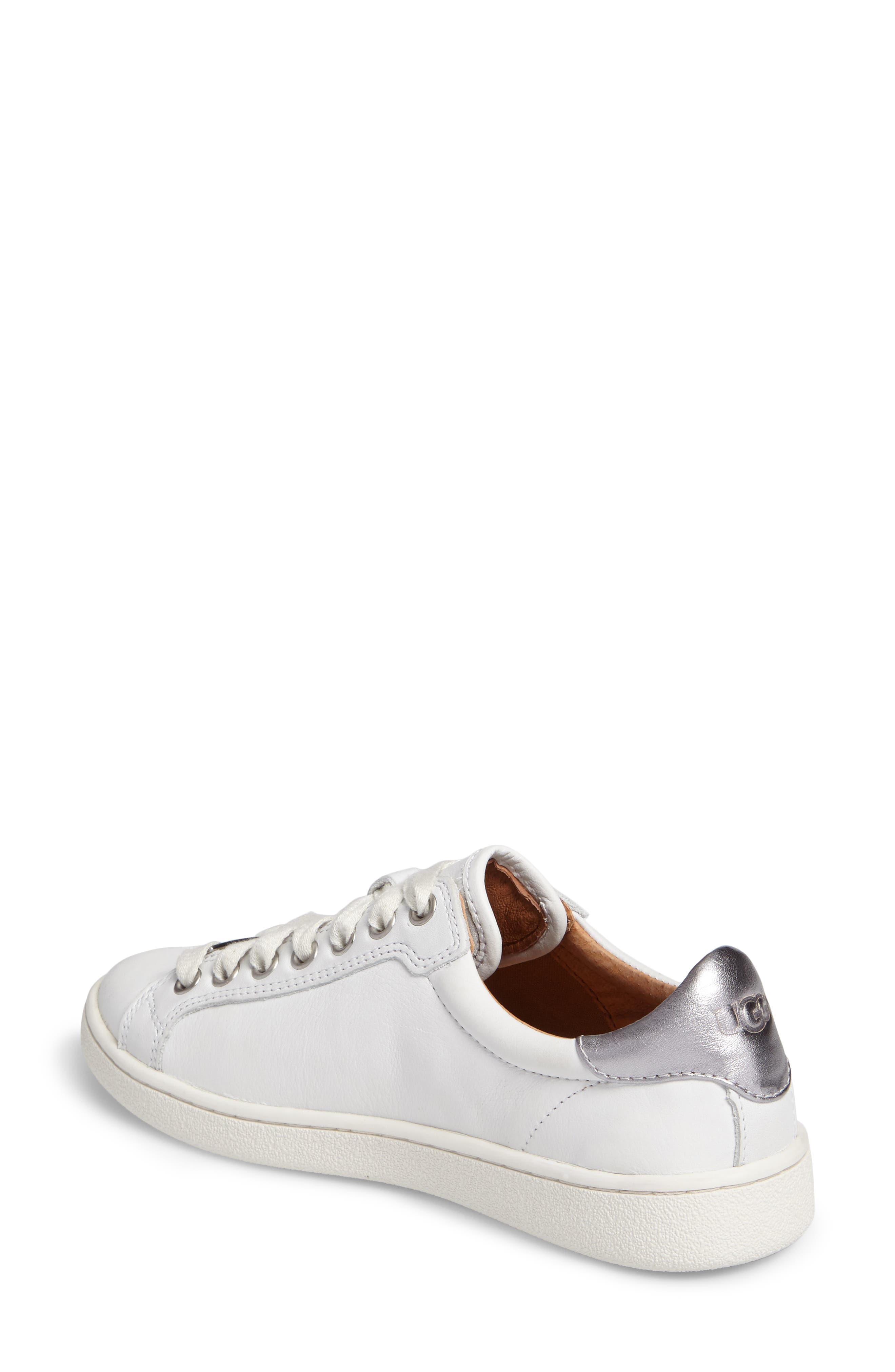 Milo Sneaker, Alternate, color, WHITE LEATHER