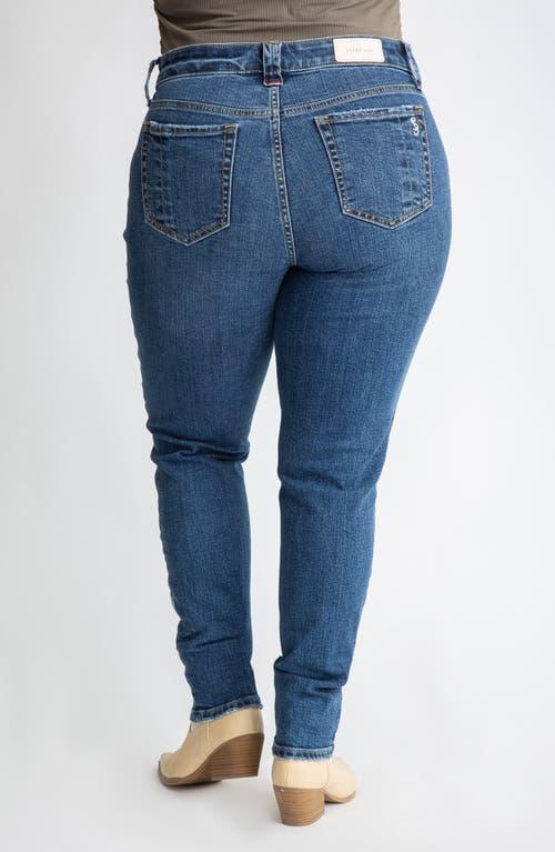 SLINK JEANS SLINK JEANS MID RISE ANKLE BOYFRIEND JEANS 
