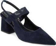 Pelle Moda Imelde Slingback Pointed Toe Mary Jane Pump