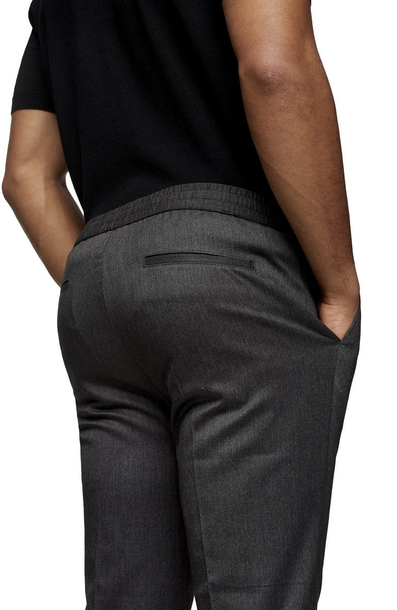 Topman Crop Drawstring Pants, Alternate, color,