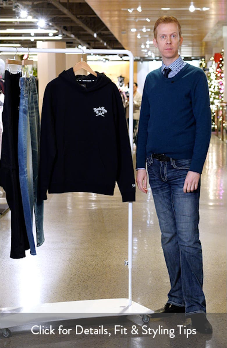 Lance Embroidered Heavyweight Fleece Hoodie, sales video thumbnail