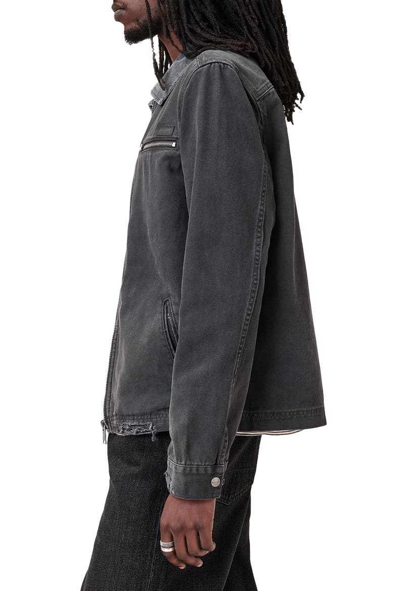 Rothwell Distressed Denim Jacket, Alternate, color, TUMBLED GREY