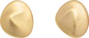 Reiss Pernilla Textured Pebble Stud Earrings