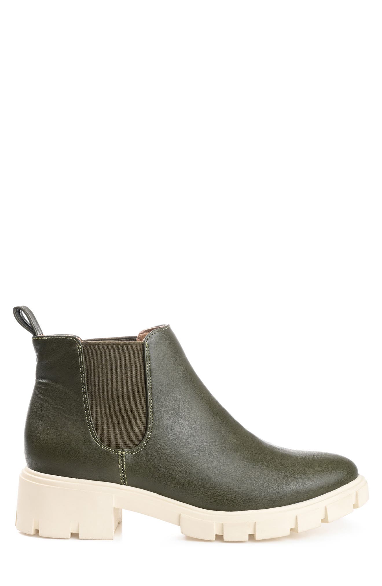 Rorke Lug Sole Chelsea Boot, Alternate, color, GREEN