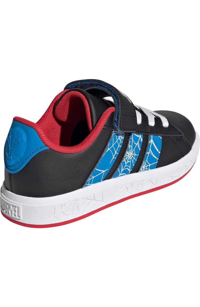 adidas x Marvel<sup>®</sup> Kids' Spider-Man Grand Court Sneaker, Alternate, color,