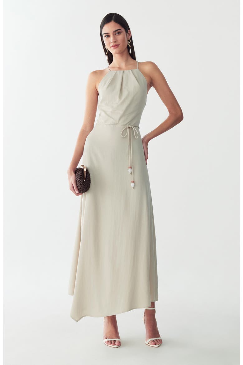 Marni Midi Dress, Alternate, color, Natural