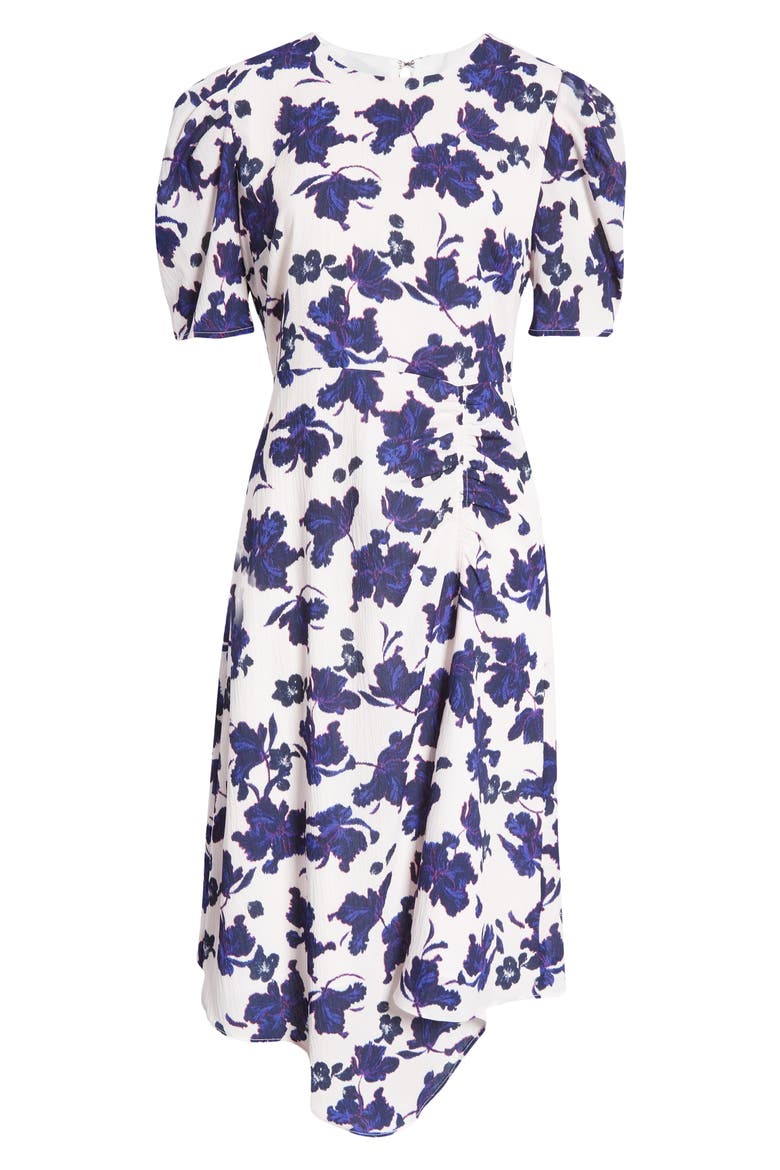 Asymmetrical Midi Dress, Alternate, color, PINK DELICACY FIONA GARDEN