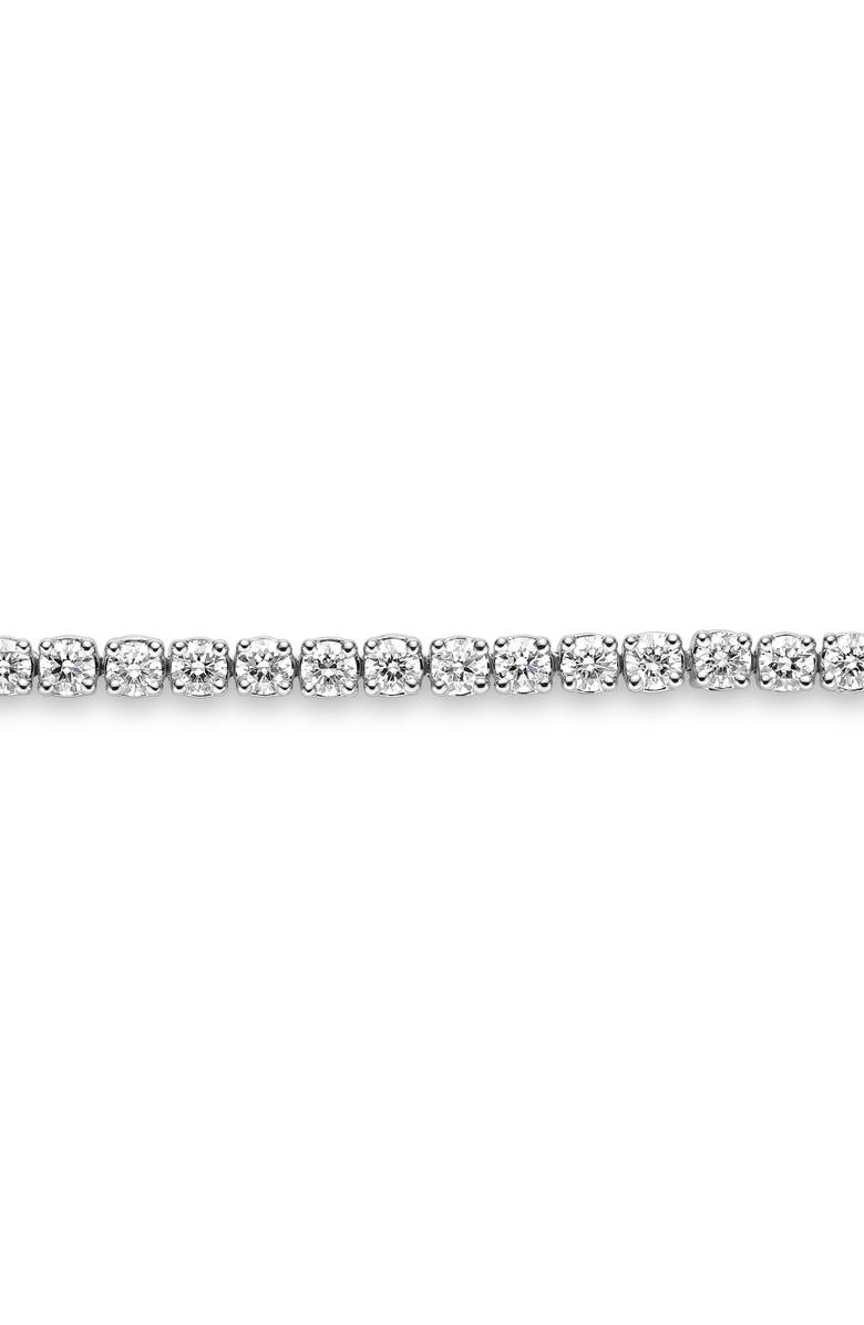 Mémoire Essentials Diamond Half Line Bolo Bracelet, Alternate, color, White Gold
