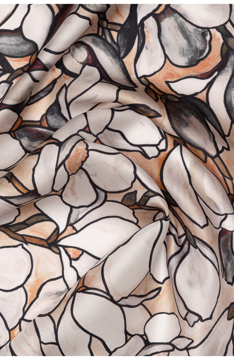 Elizabetta Clara - Silk Bandana, Alternate, color, Mahogany Brown