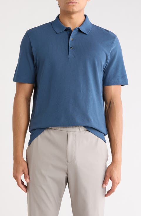 Pima Cotton Button Polo