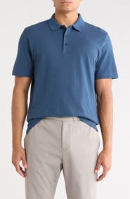 Theory Pima Cotton Button Polo