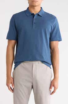 Pima Cotton Button Polo
