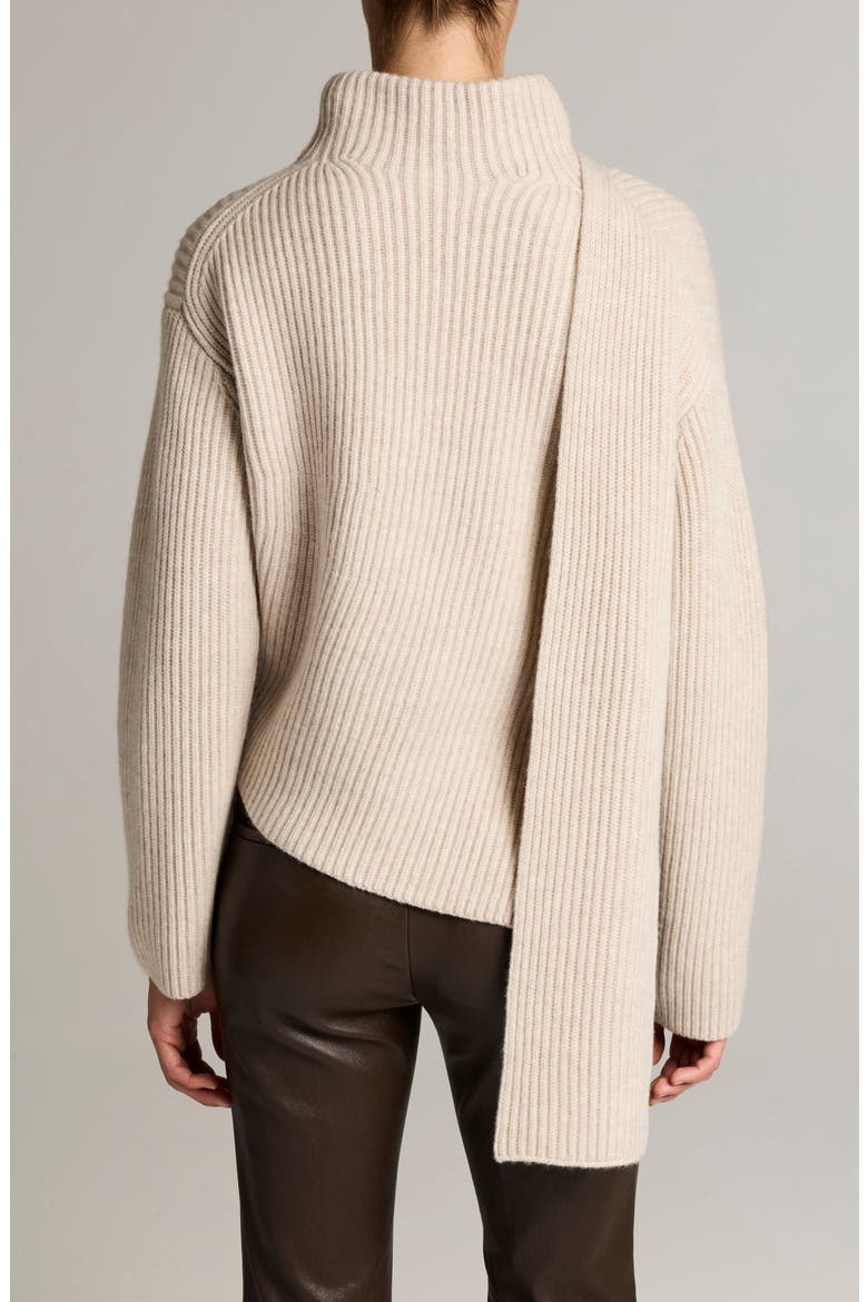 Ribbed Wool & Cashmere Sweater, Alternate, color, H DOVE OAT