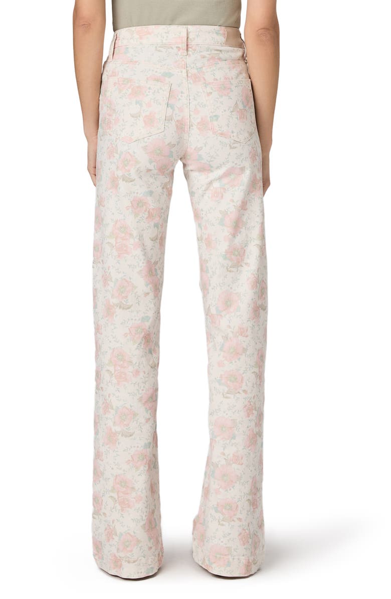 PAIGE Leenah High Waist Wide Leg Jeans, Alternate, color, Bouquet