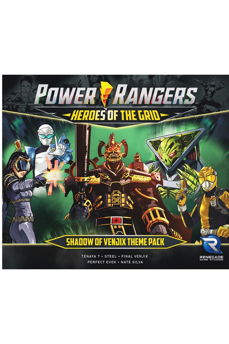 Power Rangers Heroes of The Grid Shadow of Venjix Theme Pack Expansion RPG, Alternate, color, Multicolored