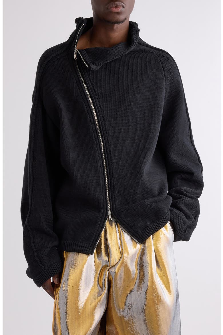 Metro Asymmetric Zip Cardigan (Men) | Nordstrom
