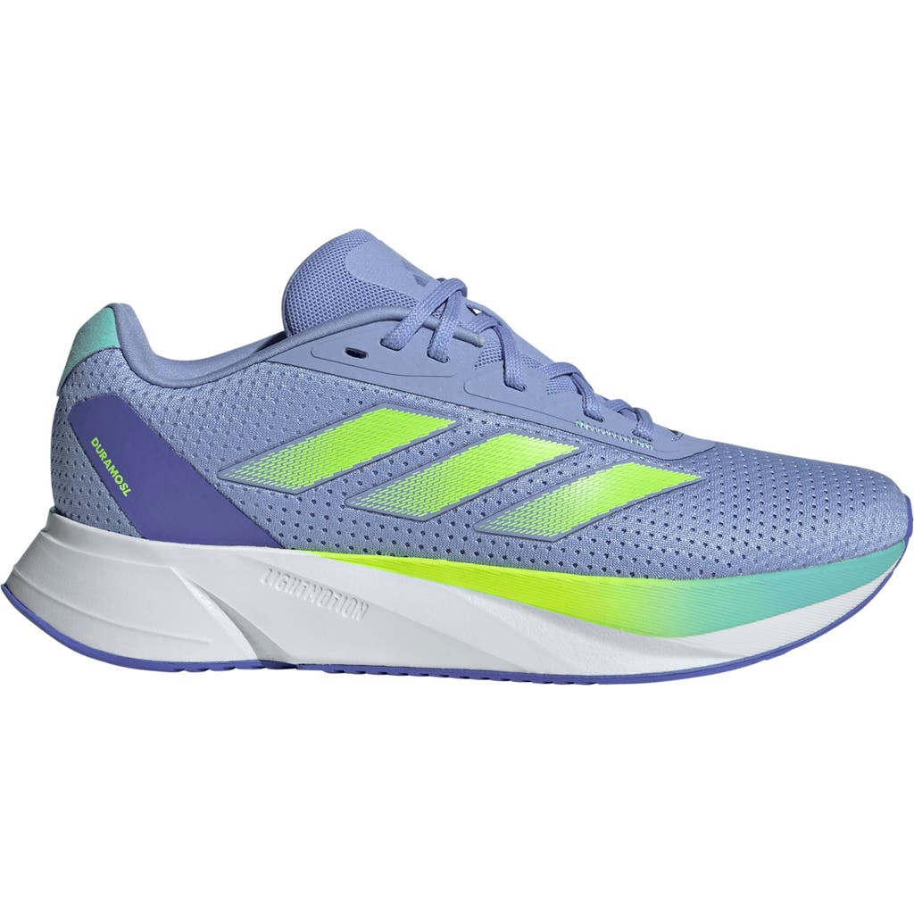 Shop Adidas Originals Adidas Duramo Sl Running Shoe In Blue/lemon/aqua