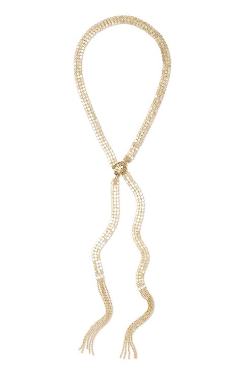 Nora Crystal Accent Wrap Necklace