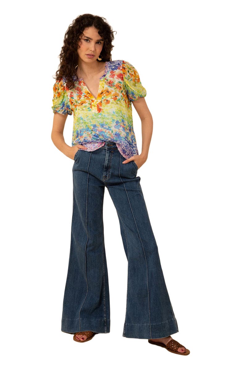 Hale Bob Ana Georgette Top, Main, color, 