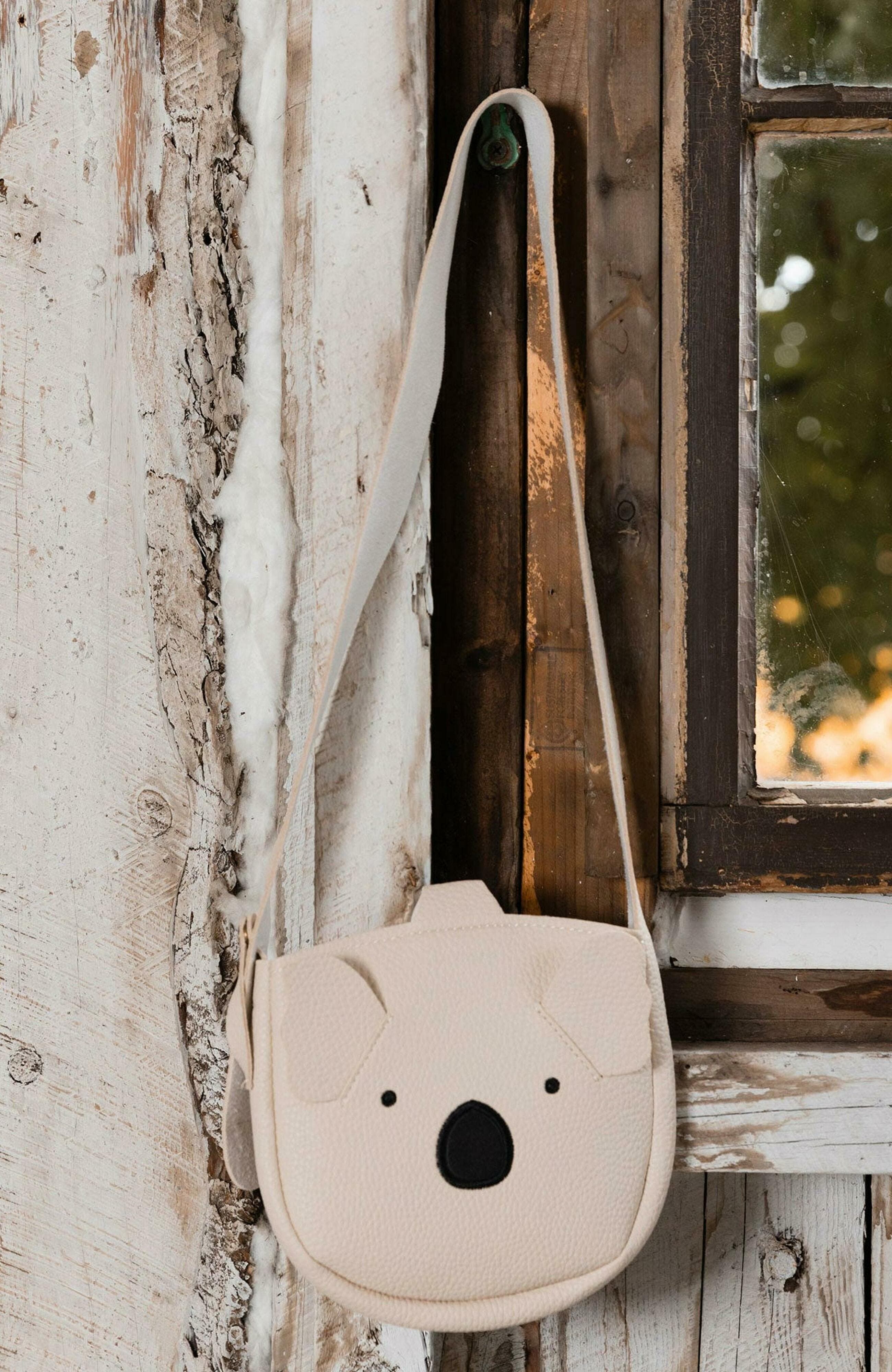 Deux par Deux Girl's Koala Bag Beige, Alternate, color, 