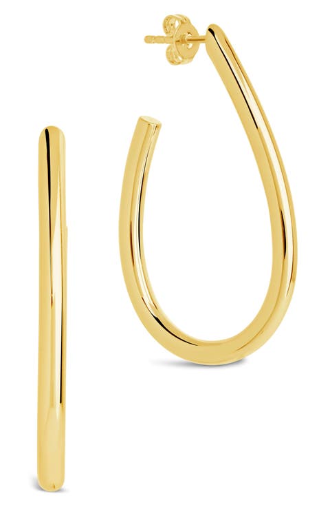 Liora Oval Hoop Earrings