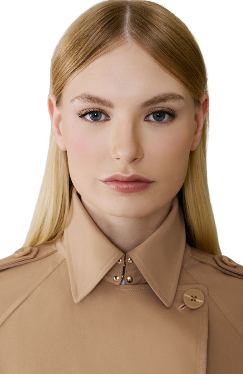 Soia & Kyo Becky Double Breasted Trench Coat, Alternate, color, Teak