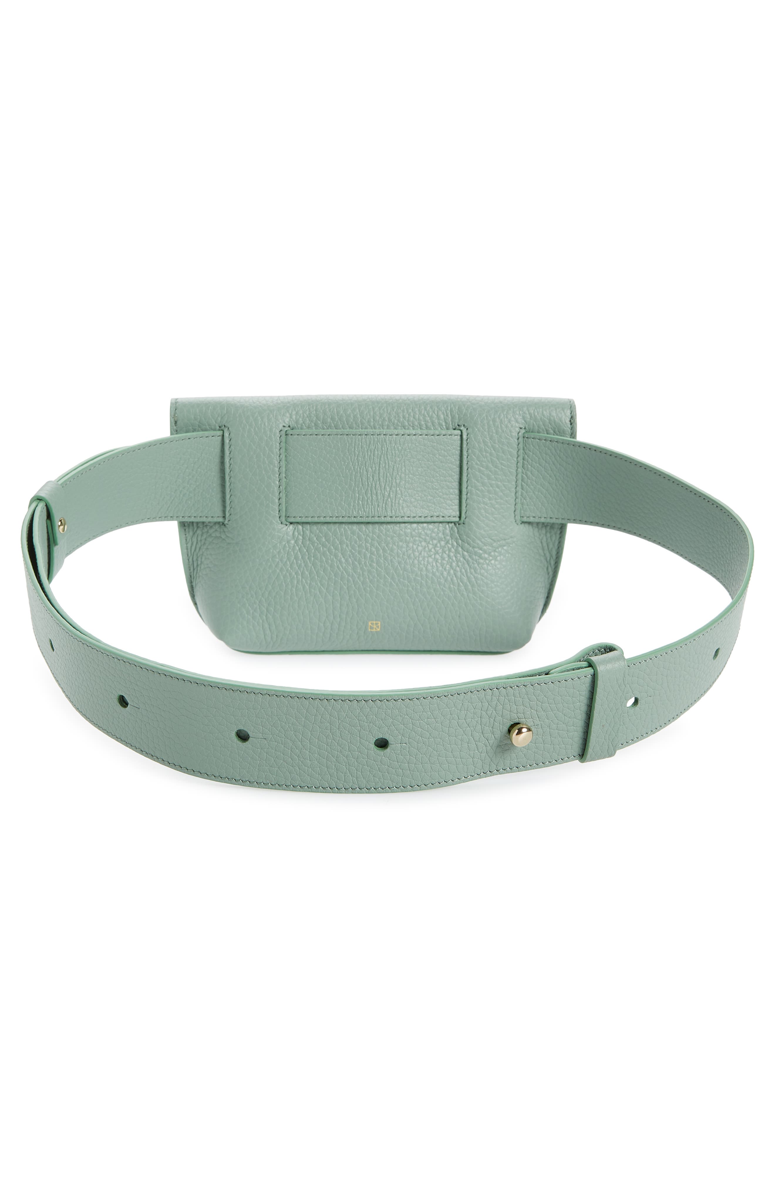 Yvonne Koné Yari Leather Belt Bag, Alternate, color, 