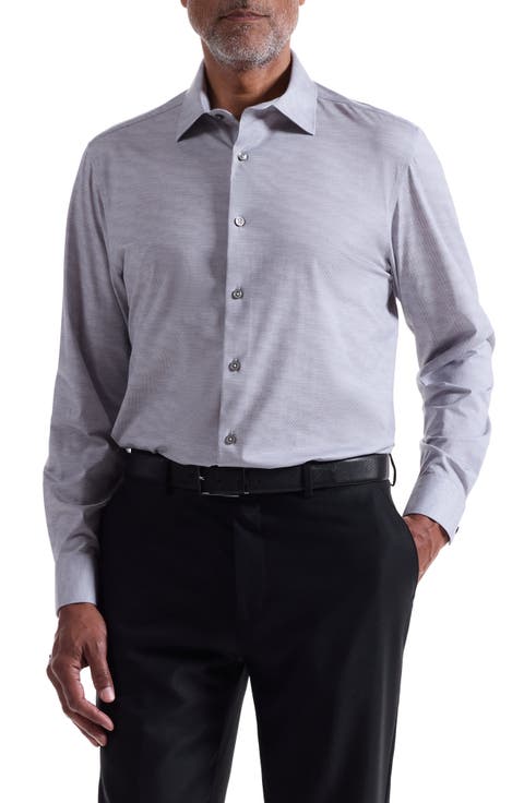 James OoohCotton® Herringbone Button-Up Shirt