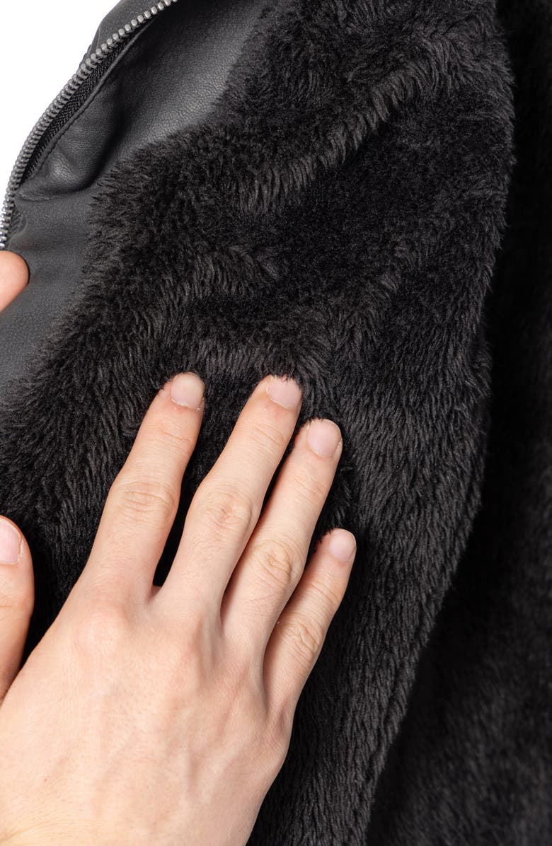 XRAY Kids' Hooded Faux Leather Moto Jacket, Alternate, color, Stone