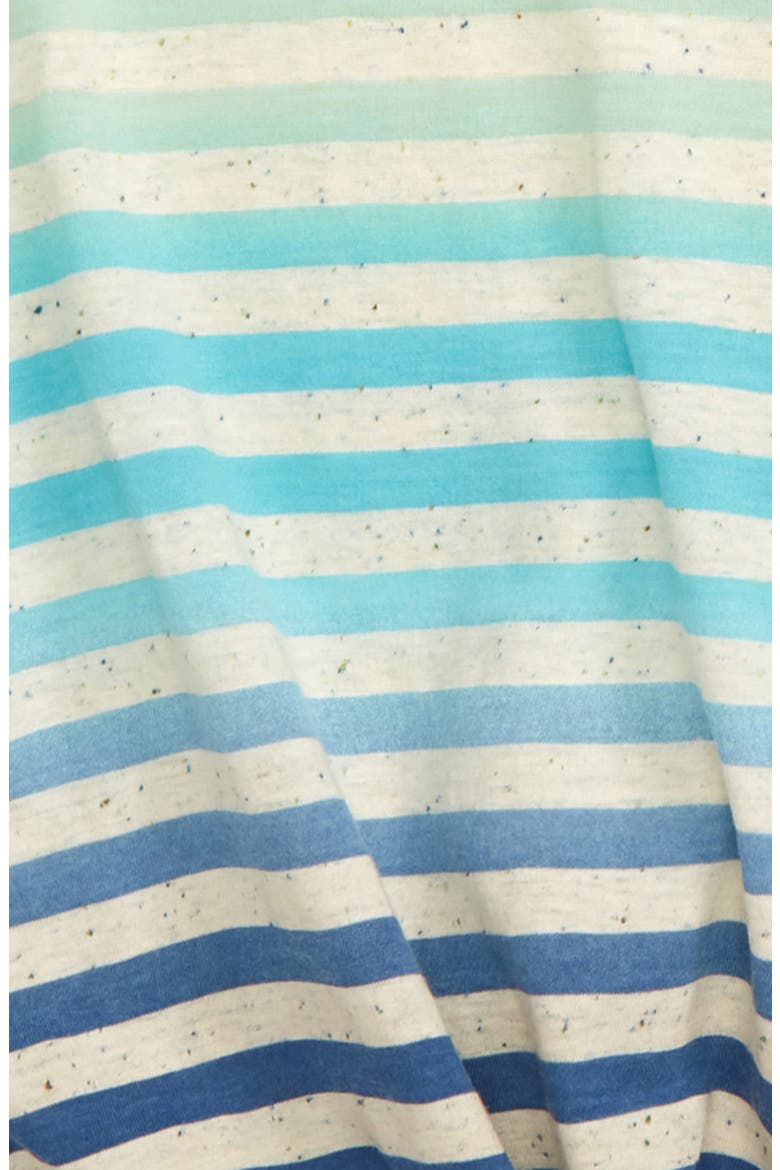 Stripe Knot Hem T-Shirt, Alternate, color, PINK