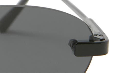 Elisa Johnson Trinity 55mm Oval Sunglasses In Gray